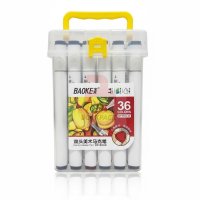 BAOKE DOUBLE HEADED MARKER 36 COLORS 